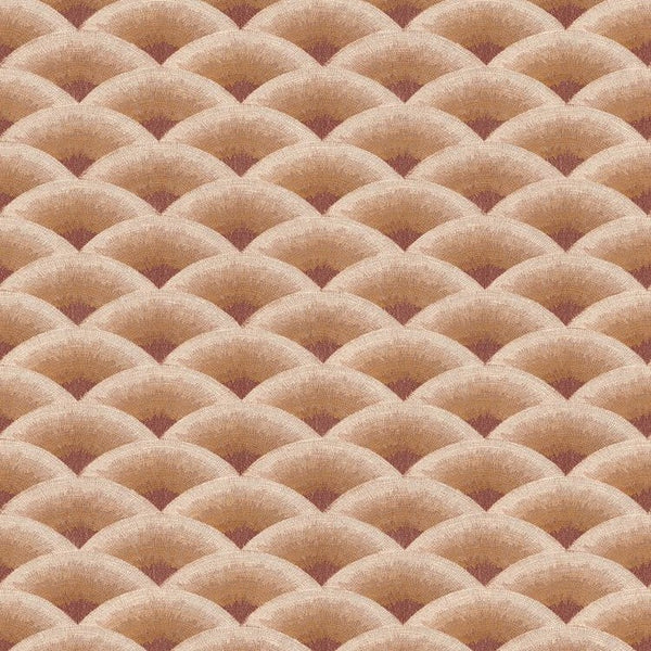 Nami wallpaper in Bordeaux/ambre by Casamance