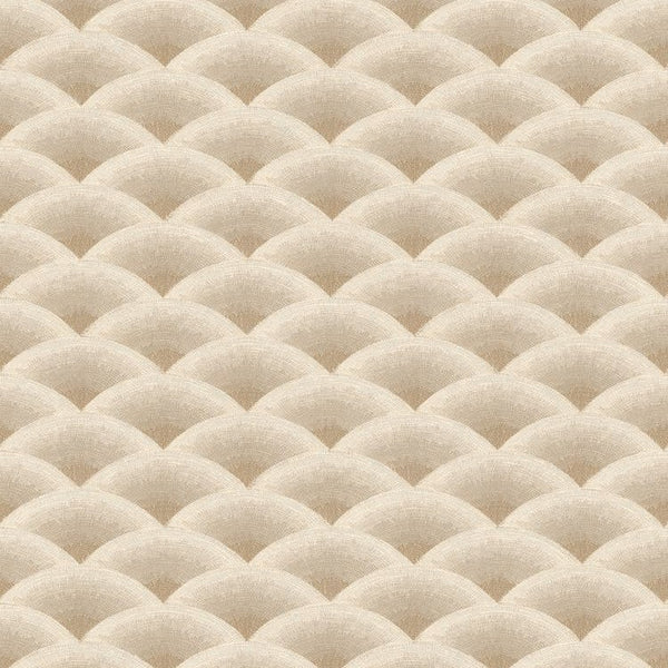 Nami wallpaper in Latte/ivoire by Casamance