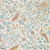 Newill wallpaper in Indigo Saffron van Morris & Co