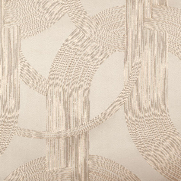 Odeon wallpaper in Ivoire Argent by Casamance