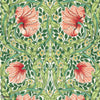 Pimpernel wallpaper in Shamrock/Watermelon van Morris & Co