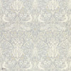 Pure Dove & Rose wallpaper in Cloud Grey van Morris & Co