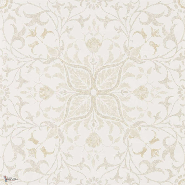 Pure Net Ceiling wallpaper in Ecru/Linnen van Morris & Co