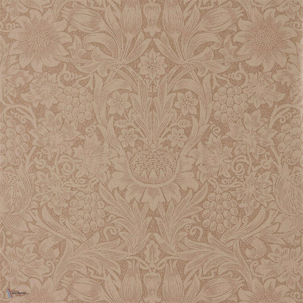 Pure Sunflower wallpaper in Copper/Russet van Morris & Co