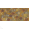 The Rhythm wallpaper in Yellow van Daisy James — volledig ontwerp