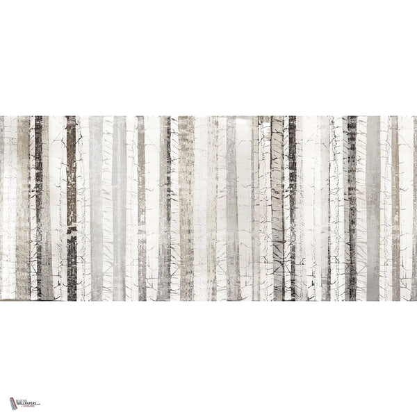 The Vintage Trees wallpaper in Beige van Daisy James — volledig ontwerp