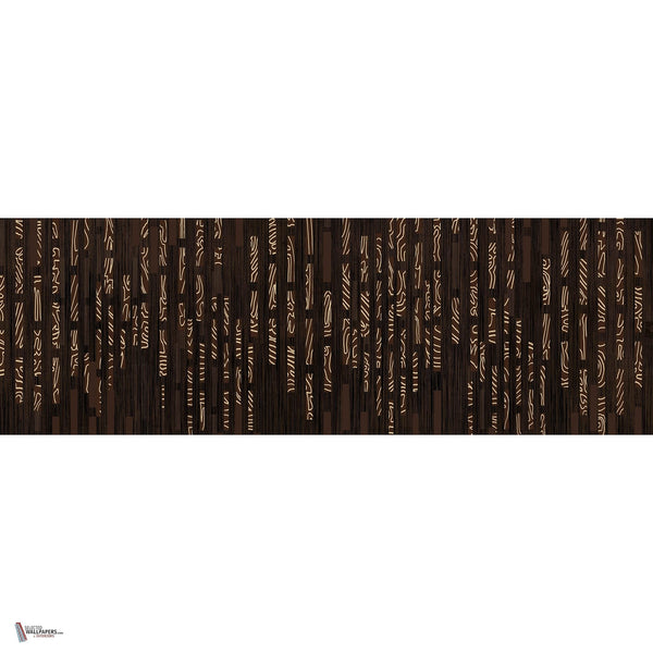 The Roots wallpaper in Brown van Daisy James — volledig ontwerp