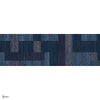 The Slate wallpaper in Blue van Daisy James — volledig ontwerp