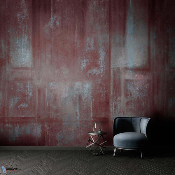 Rusted wallpaper van Texam