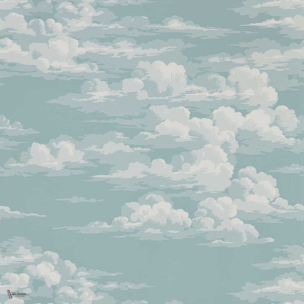 Silvi Clouds wallpaper in Sky van Sanderson