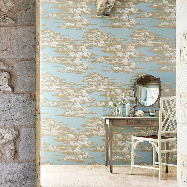 Silvi Clouds wallpaper van Sanderson