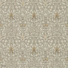Snakeshead wallpaper in Stone/Cream van Morris & Co