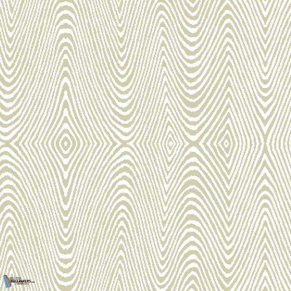 Soundwave wallpaper in Vanilla Custard van Texam