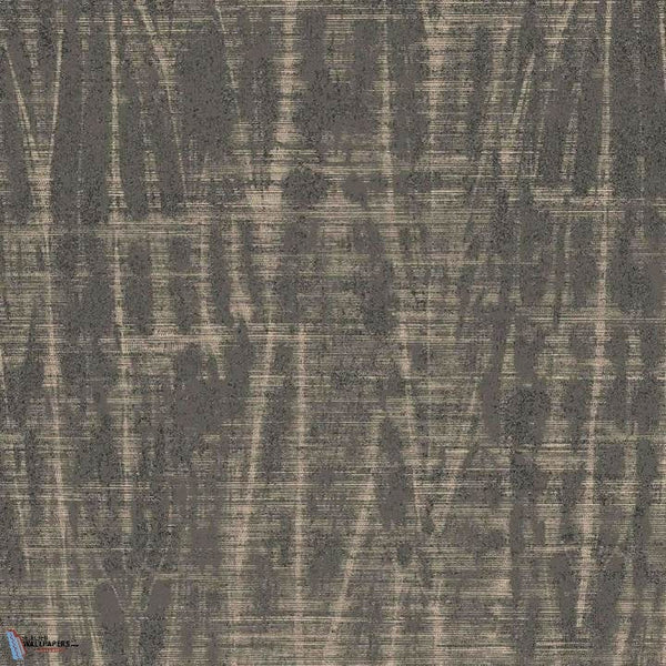 Spiga wallpaper in Anthracite van Texam