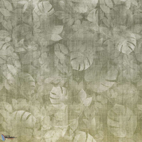 Transition Tropic wallpaper in Green van Texam