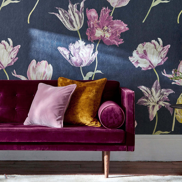 Tulipomania wallpaper van Sanderson