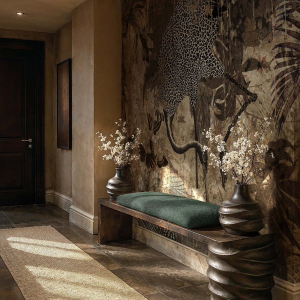 Crane Luxuria wallpaper in T11015 by Tuskara — interior