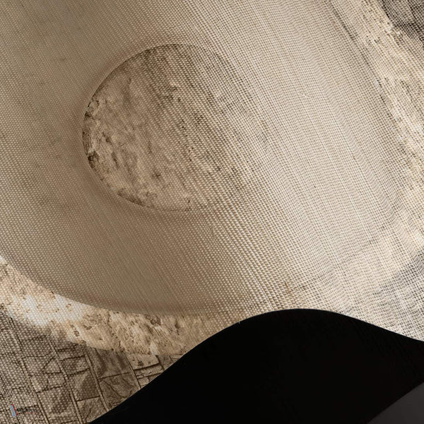 Gravity Lines Tapete Natural Grasscloth Tapete in T11067 von Tuskara
