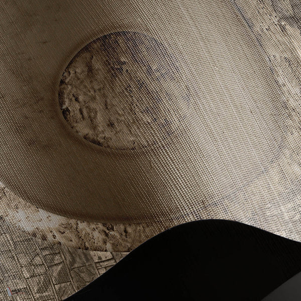 Gravity Lines Tapete Natural Grasscloth Tapete in T11068 von Tuskara