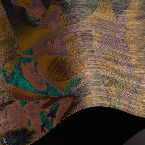 Indy wallpaper Premium Silk Silver wallpaper in T11034 by Tuskara