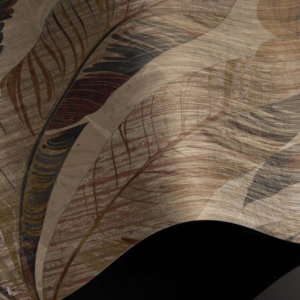 Jungle Dusk wallpaper Premium Silk Silver wallpaper in T11036 by Tuskara