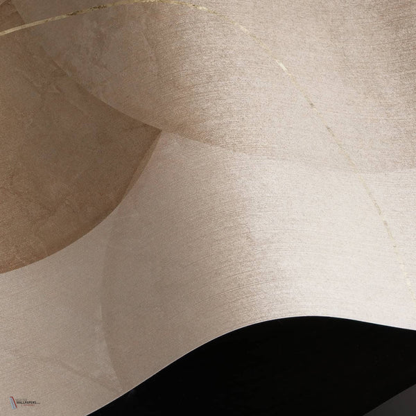 Layered wallpaper Linen Textile wallpaper in T11041 by Tuskara