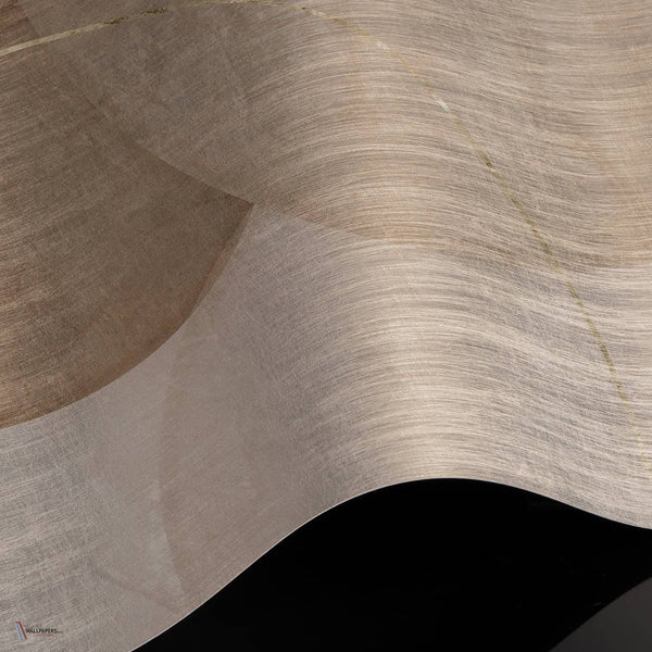 Layered wallpaper Premium Silk Silver wallpaper in T11041 by Tuskara