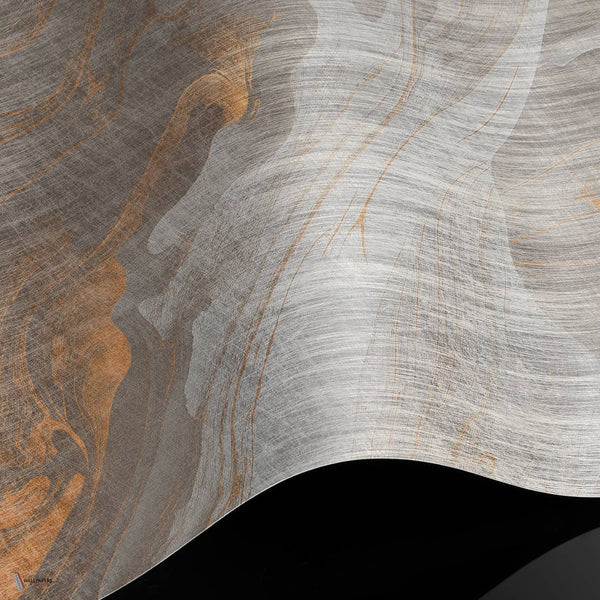 Lunar Clay wallpaper Premium Silk Gold wallpaper in T11047 by Tuskara
