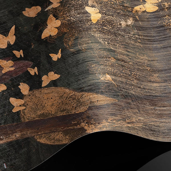 Obira Tapete Premium Silk Gold Tapete in T11002 von Tuskara