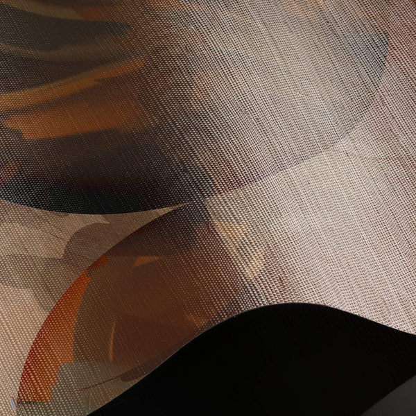 Orbital wallpaper Natural Grasscloth wallpaper in T11069 by Tuskara