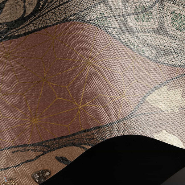 The Goat wallpaper Natural Grasscloth wallpaper in T11022 by Tuskara