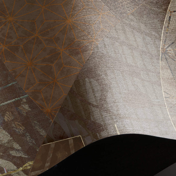 The Requiem behang Linen Textile behang in T11061 van Tuskara