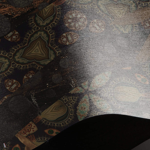 Warrior Queen wallpaper Linen Textile wallpaper in T11073 by Tuskara