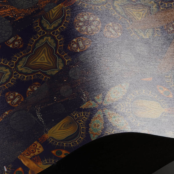 Warrior Queen wallpaper Linen Textile wallpaper in T11074 by Tuskara
