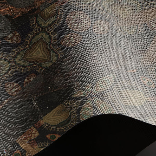 Warrior Queen wallpaper Natural Grasscloth wallpaper in T11073 by Tuskara