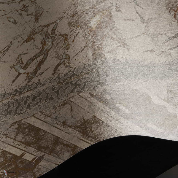 Zamani wallpaper Linen Textile wallpaper in T11054 by Tuskara