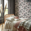 Water Lilies wallpaper in Chamomile by 1838 wallcoverings