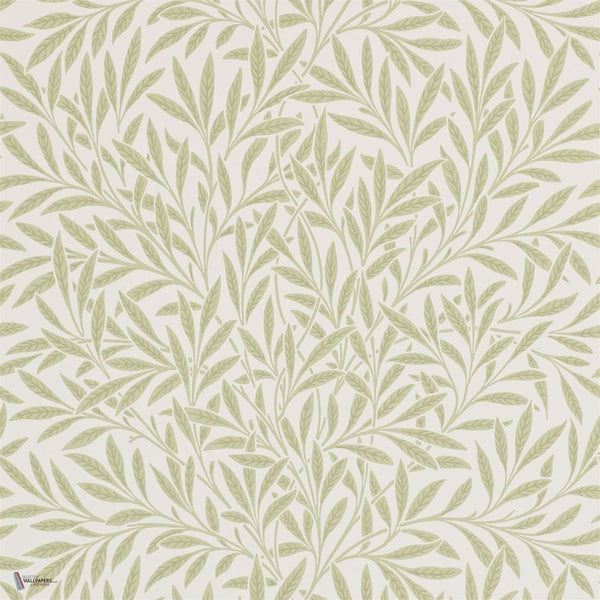 Willow wallpaper in Olive van Morris & Co