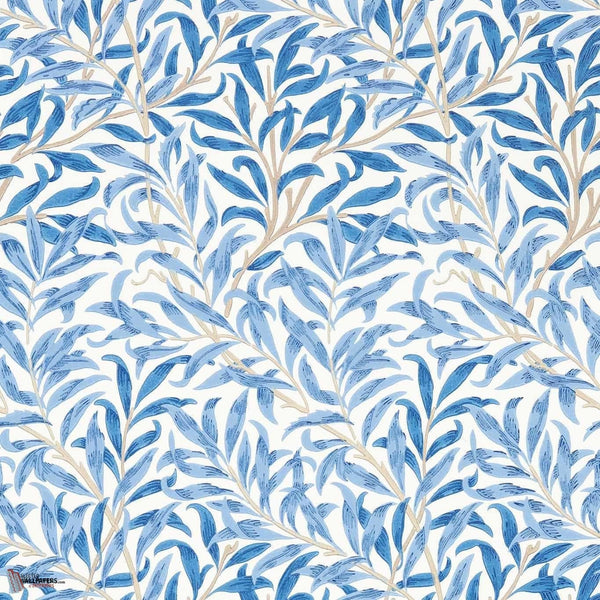 Willow Boughs wallpaper in Woad van Morris & Co