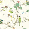 Woodland Chorus wallpaper in Botanical/Multi van Sanderson