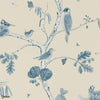 Woodland Chorus wallpaper in Indigo/Ecru van Sanderson
