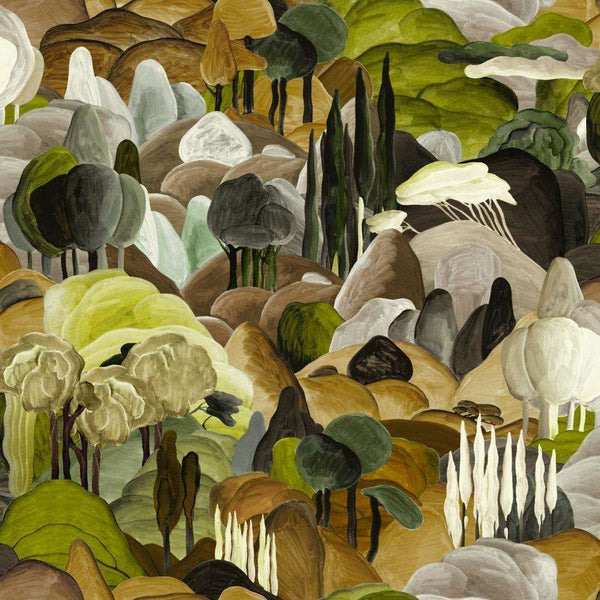 All'ombra dei cipressi-wallpaper-Arte-Forest Walk-Meter (M1)-97501-Selected Wallpapers