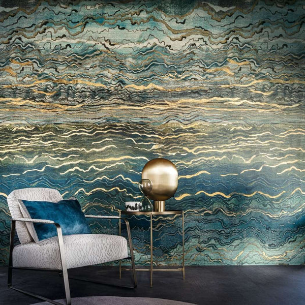 Azurite-wallpaper-Casamance-Selected Wallpapers