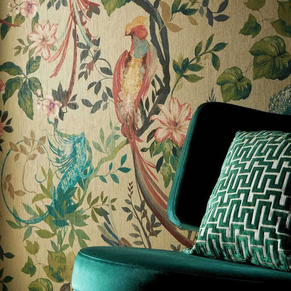 Bird Sonnet-Behang-1838 wallcoverings-Selected Wallpapers