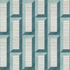 Biseau-Wallpaper-Arte-Turquoise Teal-Meter (M1)-72721-Selected Wallpapers