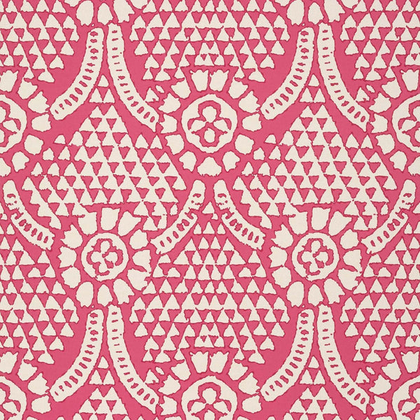 Chamomile-Wallpaper-Thibaut-Pink-Roll-T14316-Selected Wallpapers
