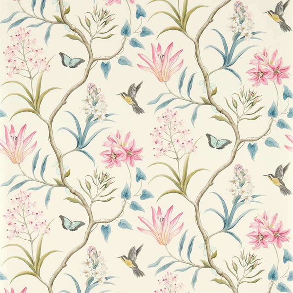 Clementine-Tapete-Sanderson-Dusky Pink-Rolle-213386-Selected Wallpapers