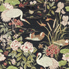 Crane & Frog-Wallpaper-Sanderson-Ink Black-Roll-217123-Selected Wallpapers
