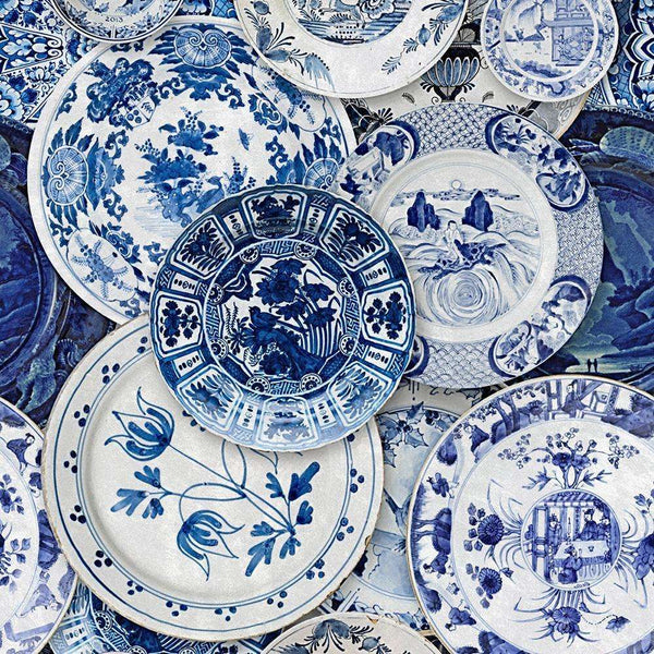 Delftware-wallpaper-Mind the Gap-Dutch Blue-300 cm (standaard)-WP20187-Selected Wallpapers