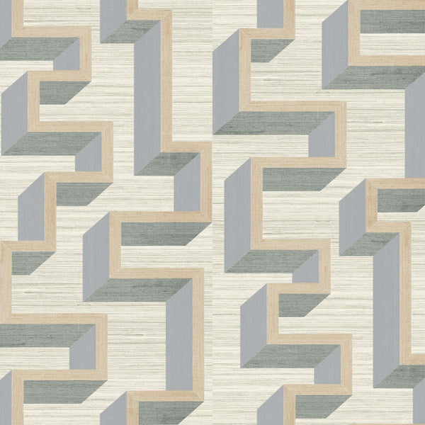 Detour-Wallpaper-Arte-Silver Linen-Meter (M1)-72700-Selected Wallpapers